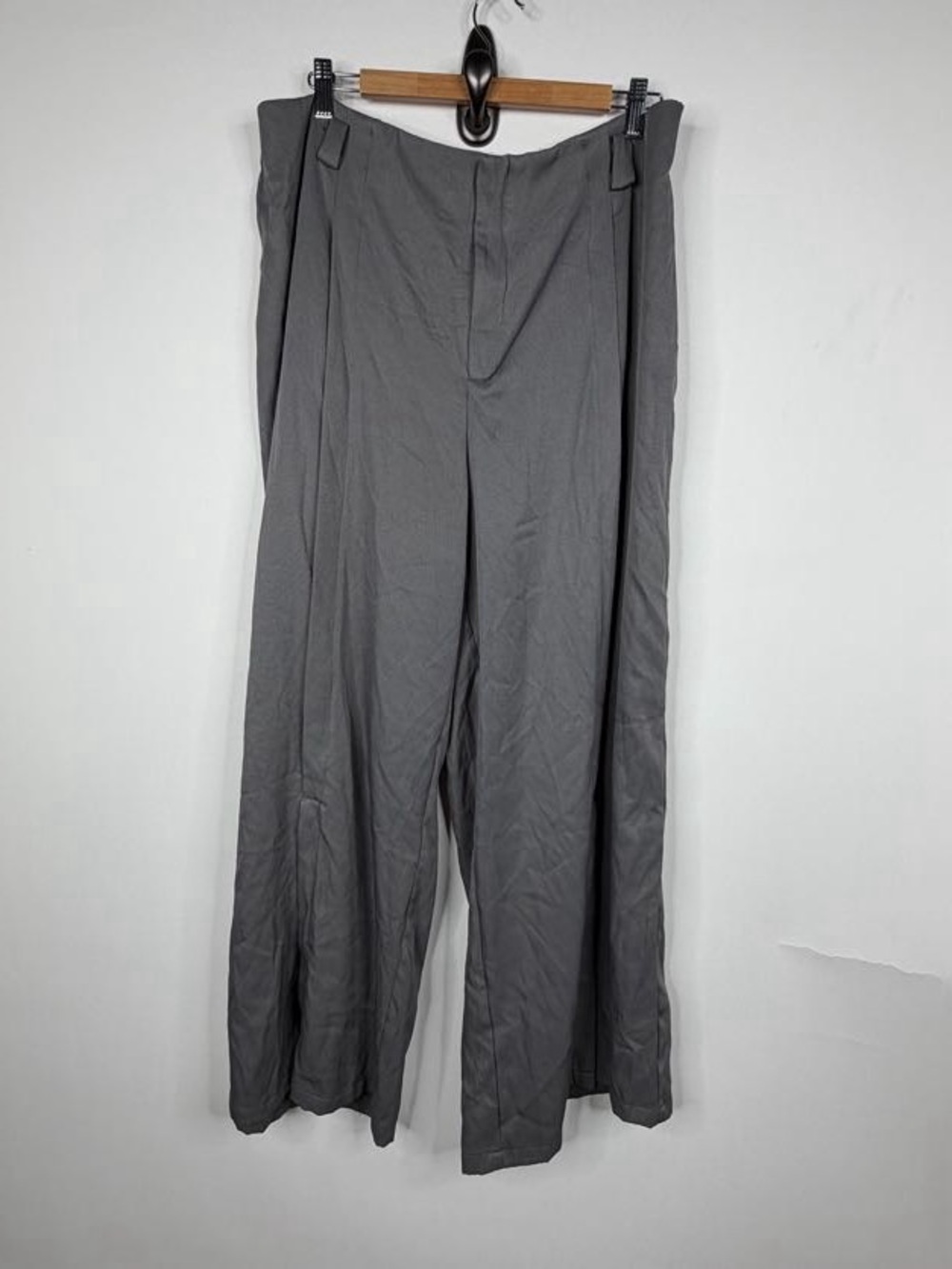 SHEIN Gray Wide-Leg Men's Dress Pants